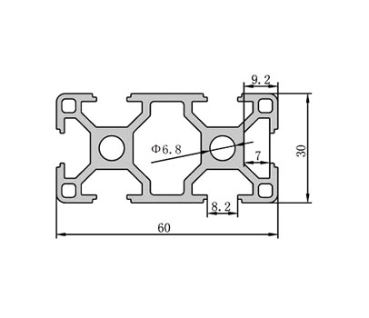 3060鋁型材物理參數