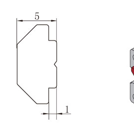 鋁型材方形螺母物理參數2