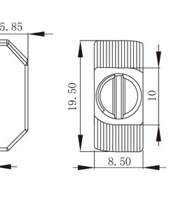 45系列鋁型材T型螺栓物理參數2 45系列鋁型材T型螺栓物理參數2