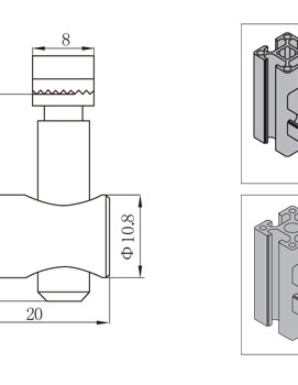 鋁型材內(nèi)置內(nèi)連接配件物理參數(shù)2 鋁型材內(nèi)置內(nèi)連接配件物理參數(shù)2
